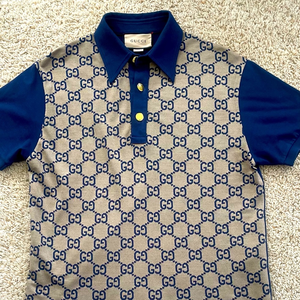 Gucci monogram Polo shirt